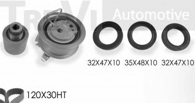 TREVI AUTOMOTIVE kd1221s -  Комплект ремня ГРМ